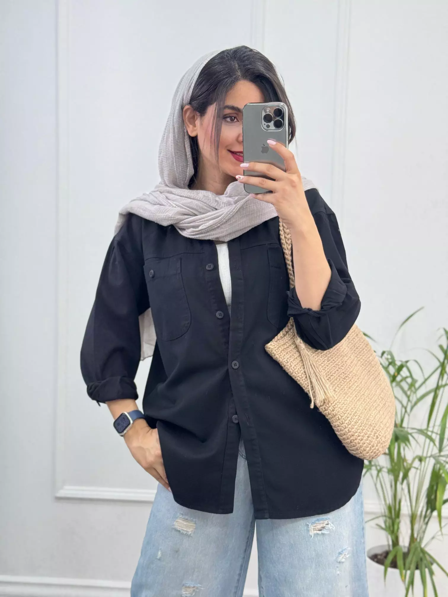 مانتو کتان آنیلا
